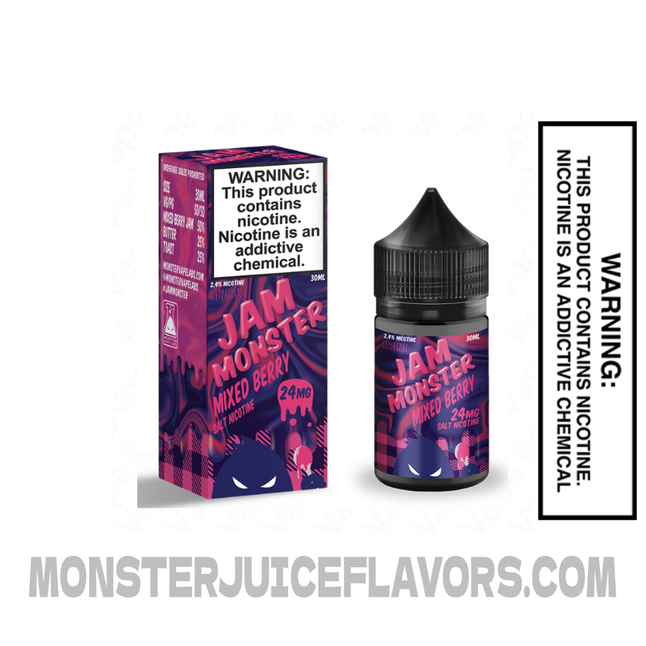 Mixed berry Jam Monster Salt Nic - 30ml