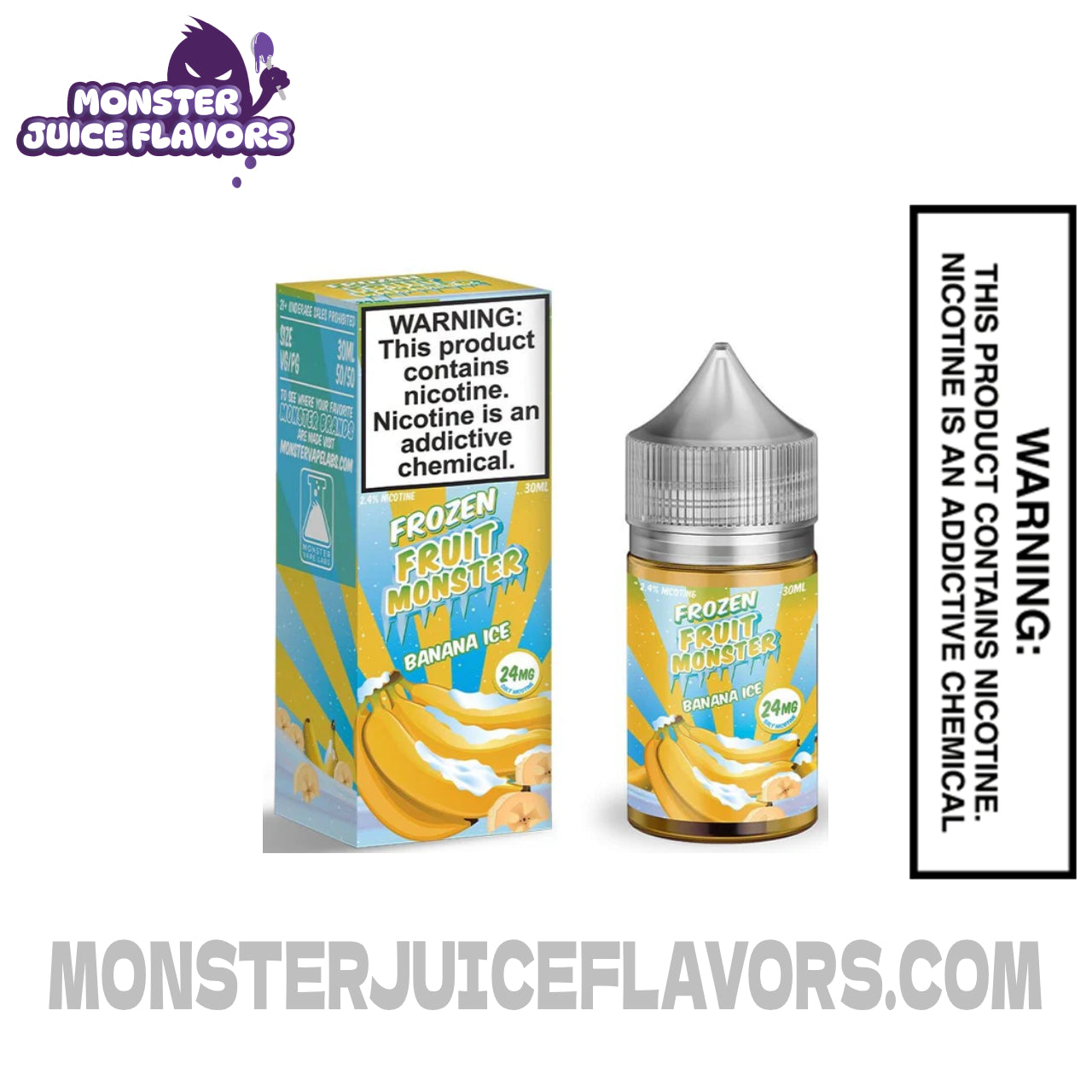 Banana Ice Fruit Monster Salt Nic - 30ml