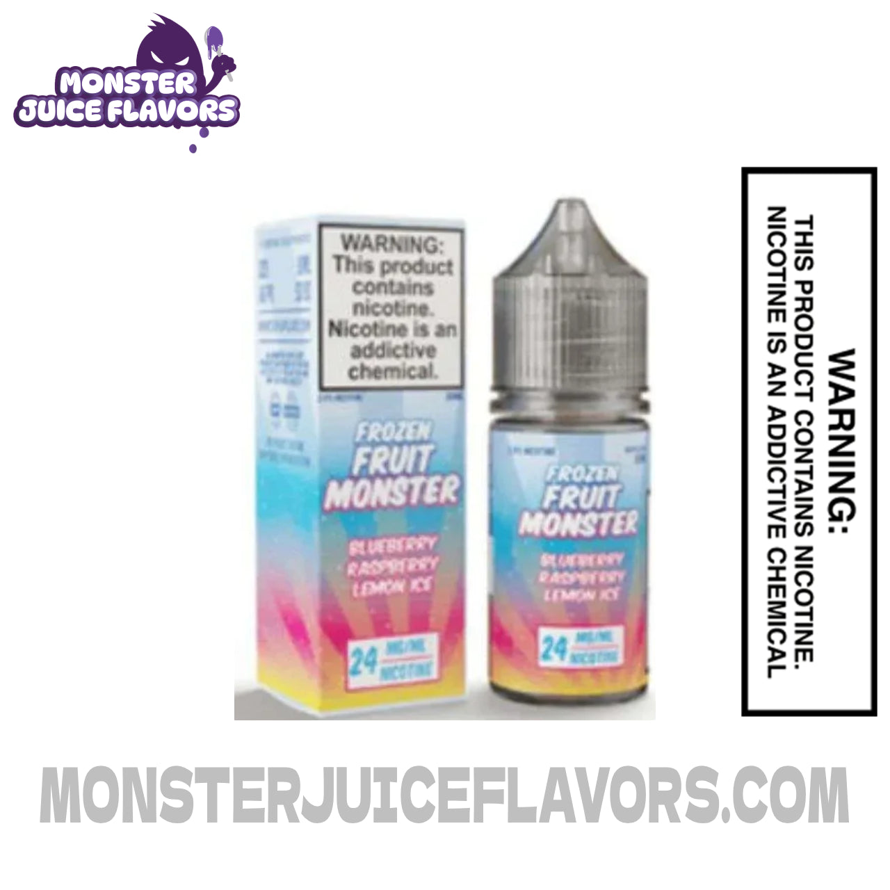 Blueberry Raspberry Lemon Ice Frozen Fruit Monster E Liquid - 100ml