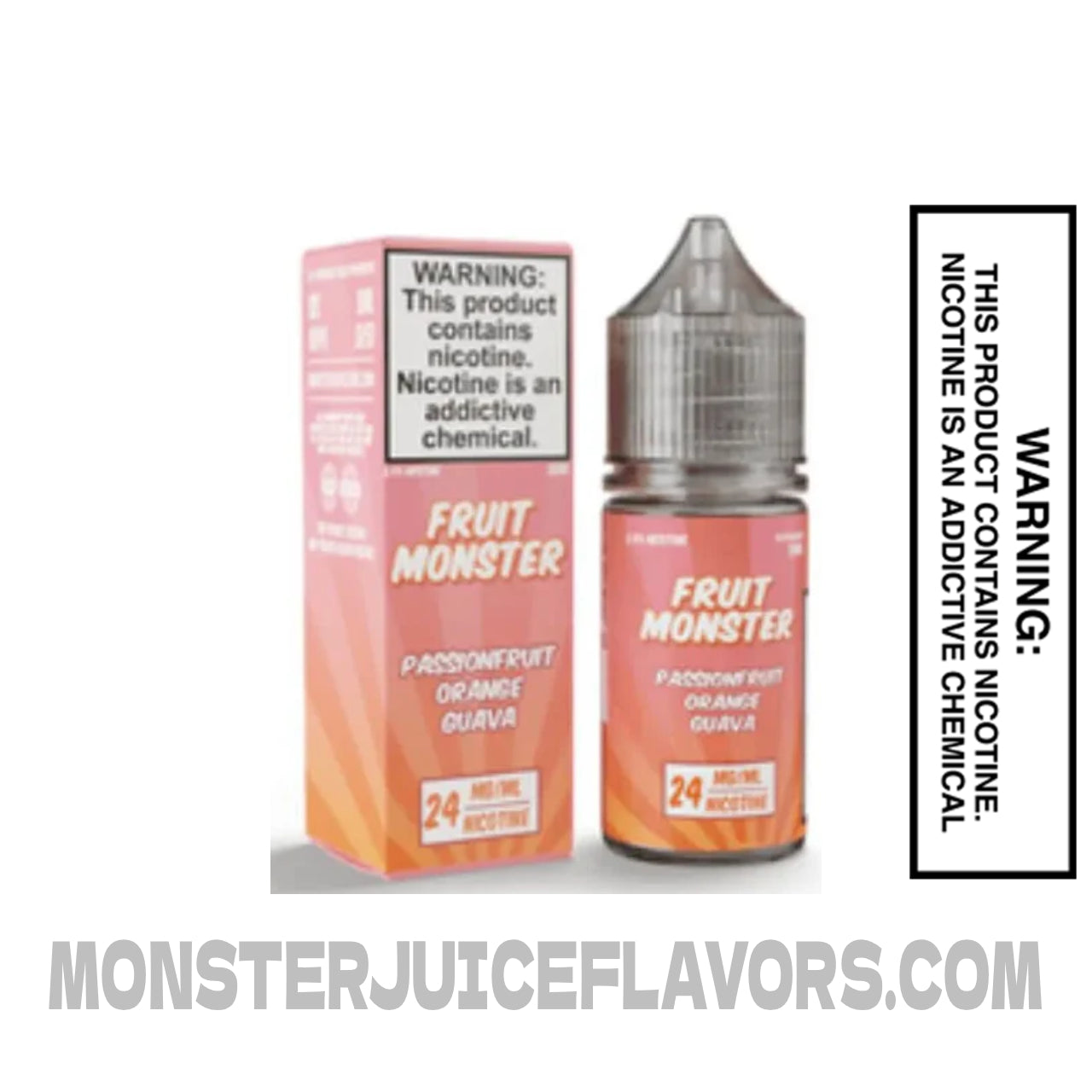 Passion Fruit Orange Guava Fruit Monster Salt Nic TFN