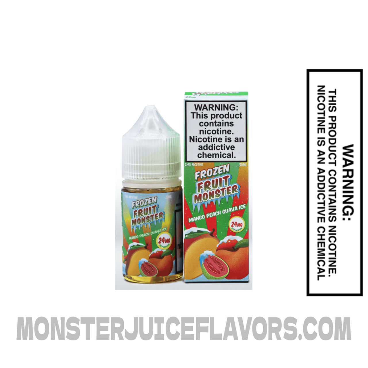 Mango Peach Guava Ice - (ICED) Frozen Fruit Monster Salt E-Liquid 30ML