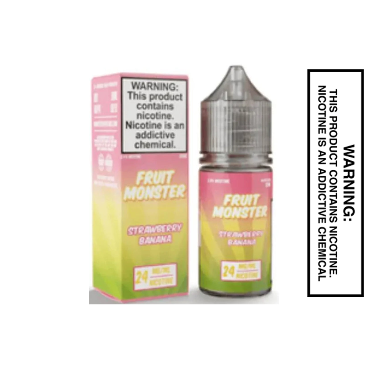Strawberry Banana Ice Frozen Fruit Monster Salt Nic