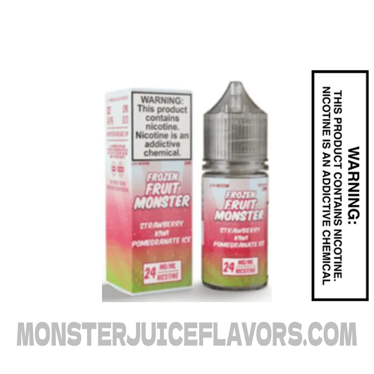 Strawberry Kiwi Pomegranate Ice Frozen Fruit Monster E Liquid - 100ml