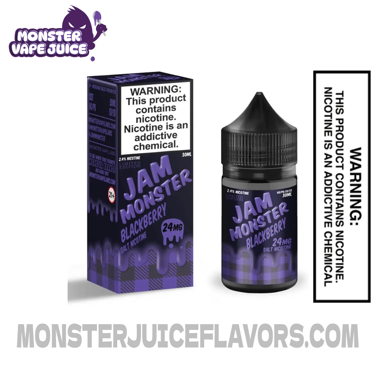 Blackberry Jam Monster Salt Nic - 30ml