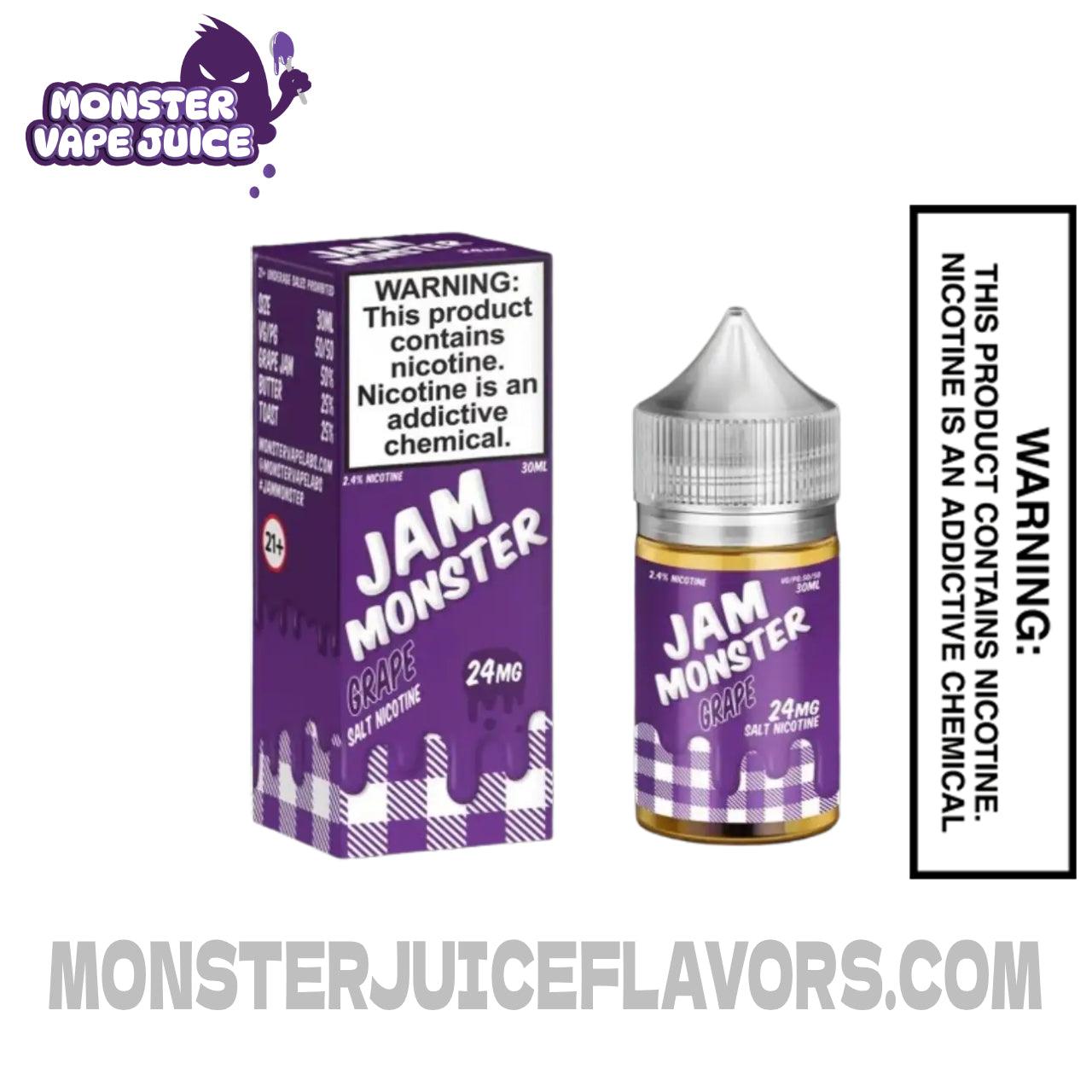 Grape Jam Monster Salt Nic - 30ml
