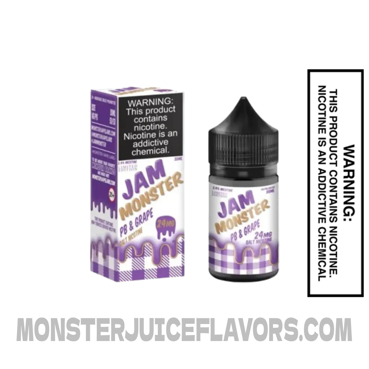 Grape PB Jam Monster Salt Nic - 30ml
