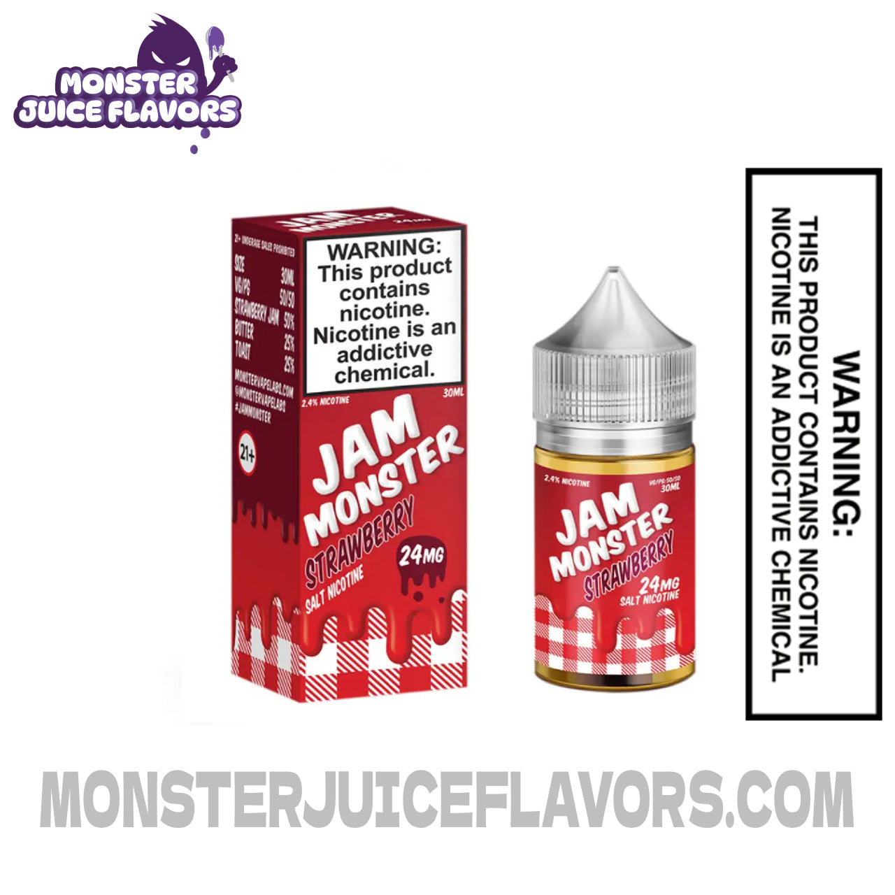 Strawberry Jam Monster Salt Nic - 30ml