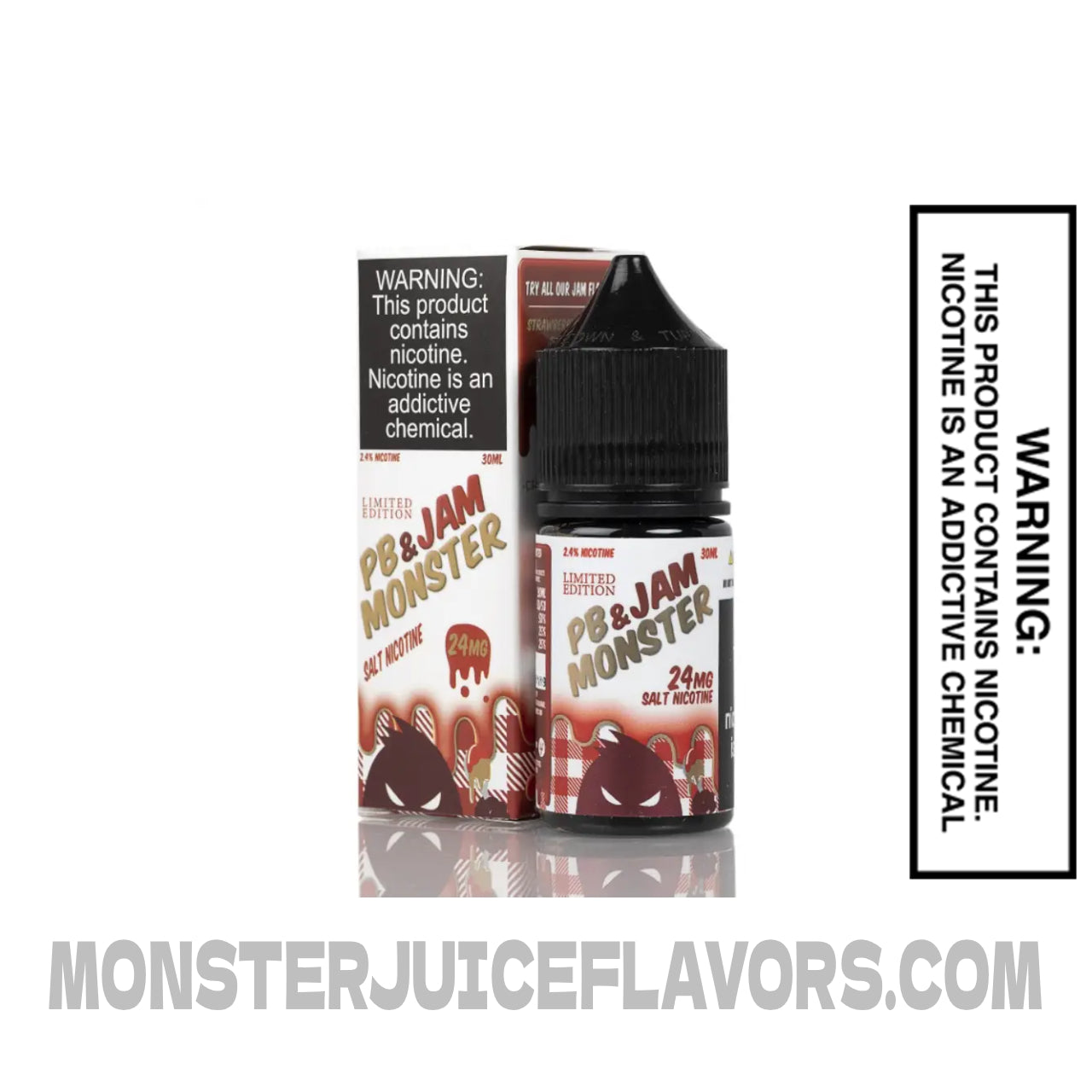 Strawberry PB Jam Monster Salt Nic - 30ml