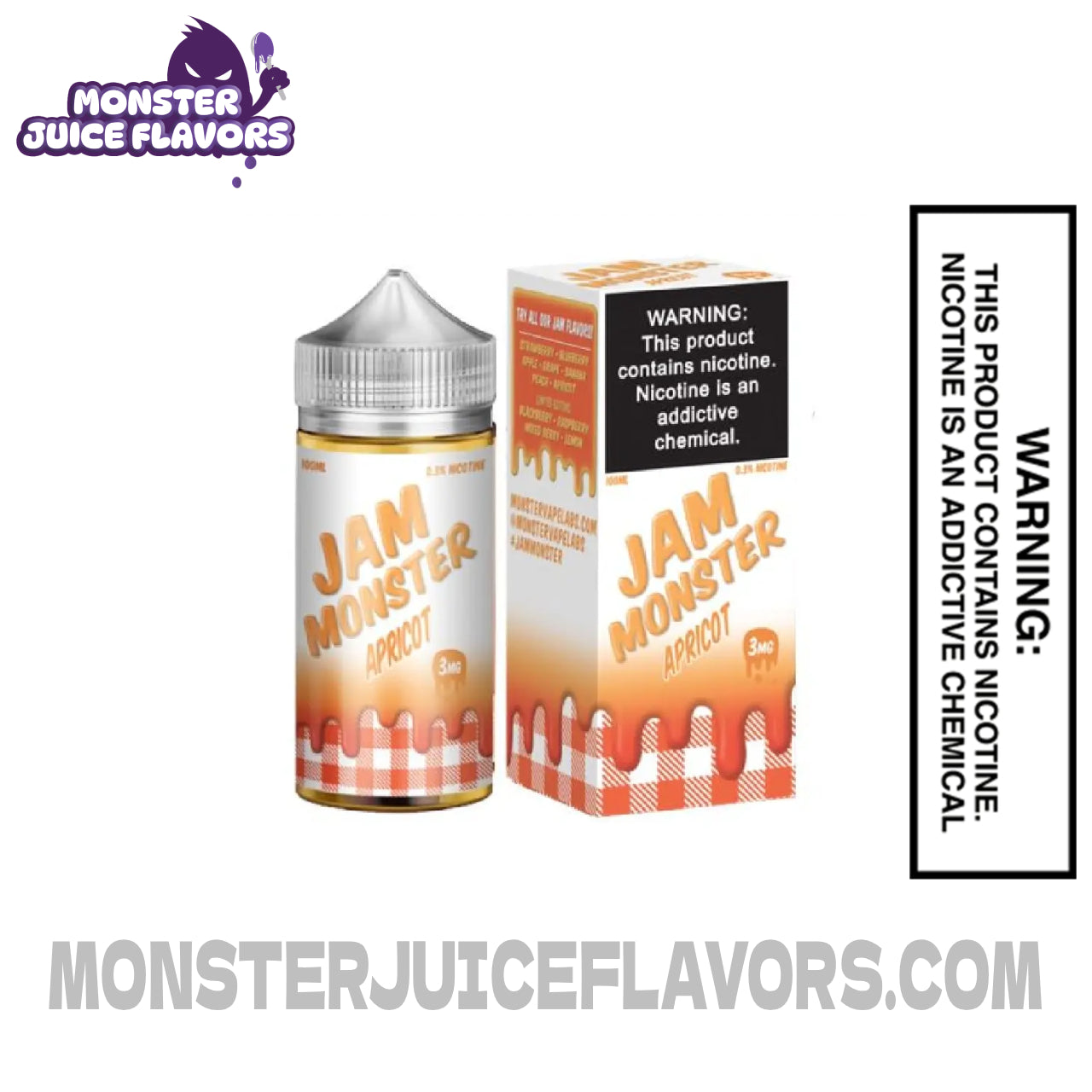 Apricot Jam Monster E Liquid - 100ml