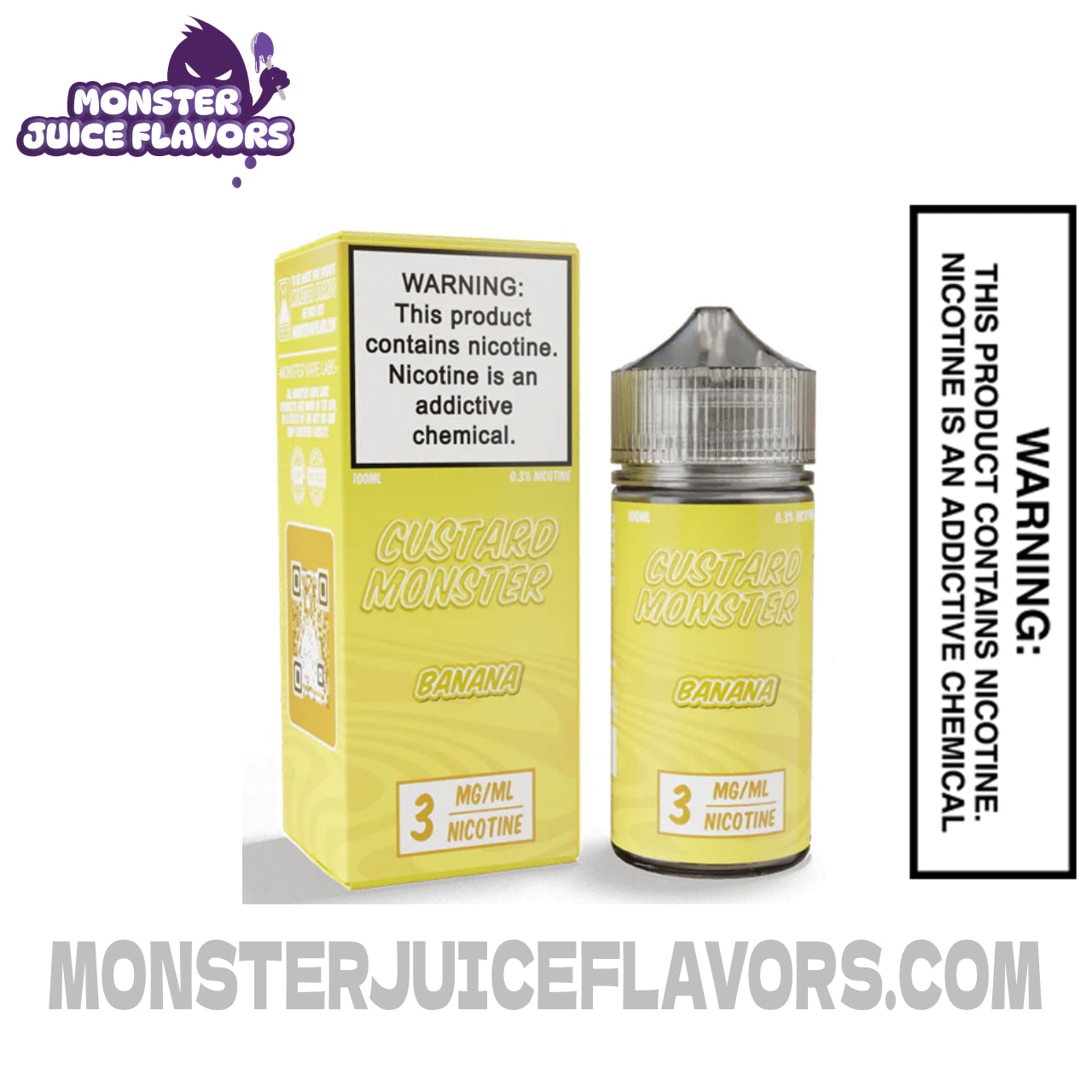 Banana Custard Monster E-Liquid - 100mL