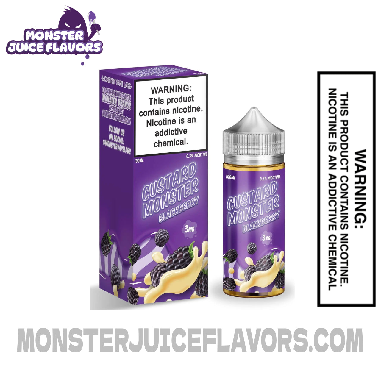 Blackberry Custard Monster E Liquid