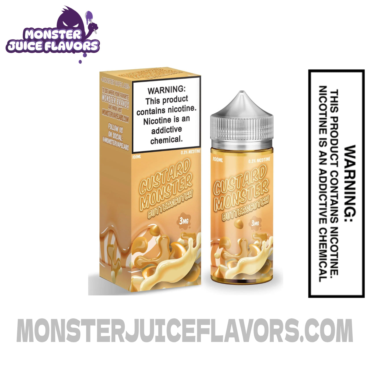 Butterscotch Custard Monster E Liquid