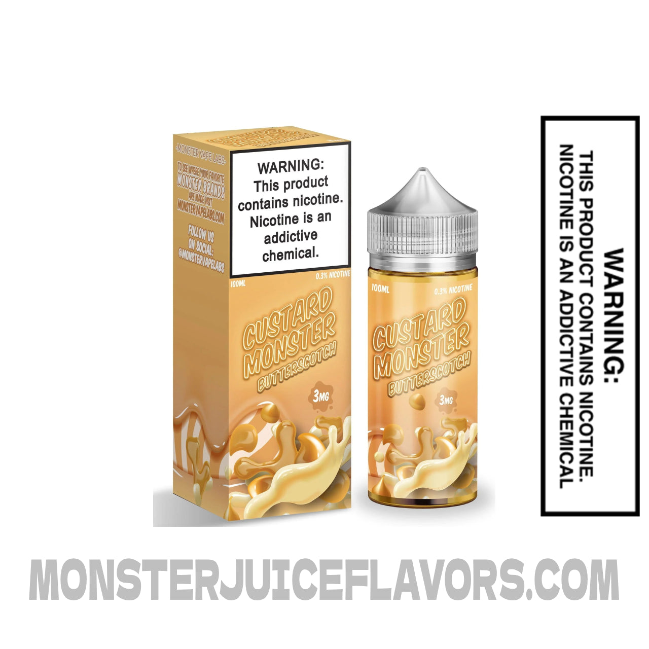 Butterscotch Custard Monster E Liquid - 100ml