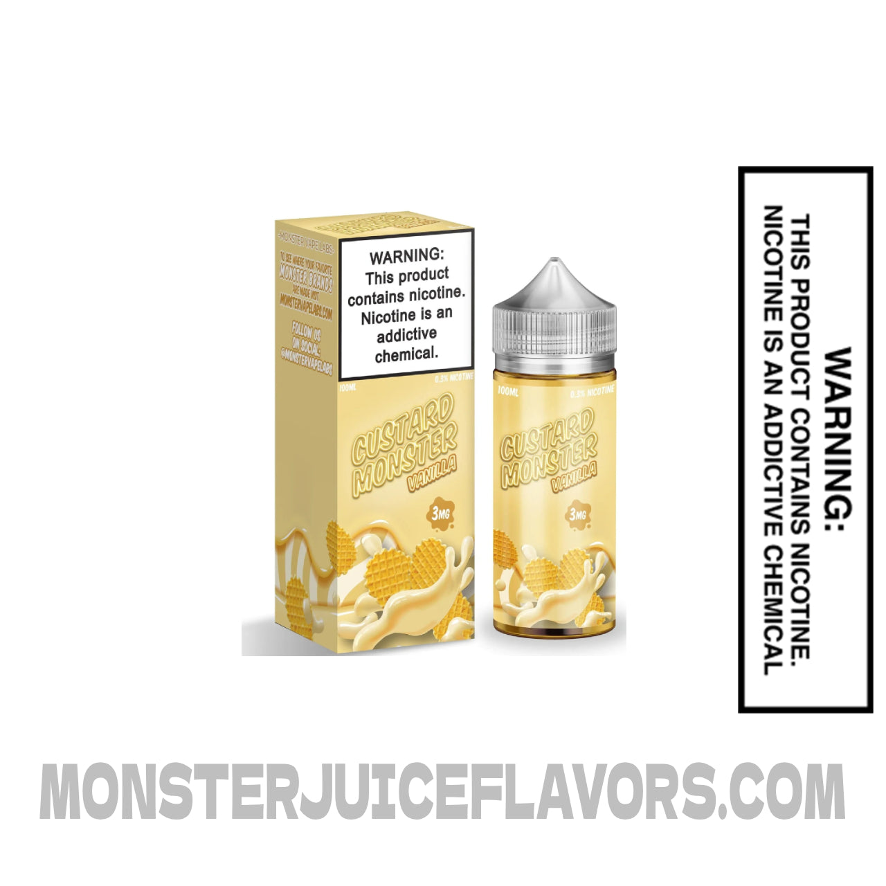 Vanilla Custard Monster E Liquid - 100ml