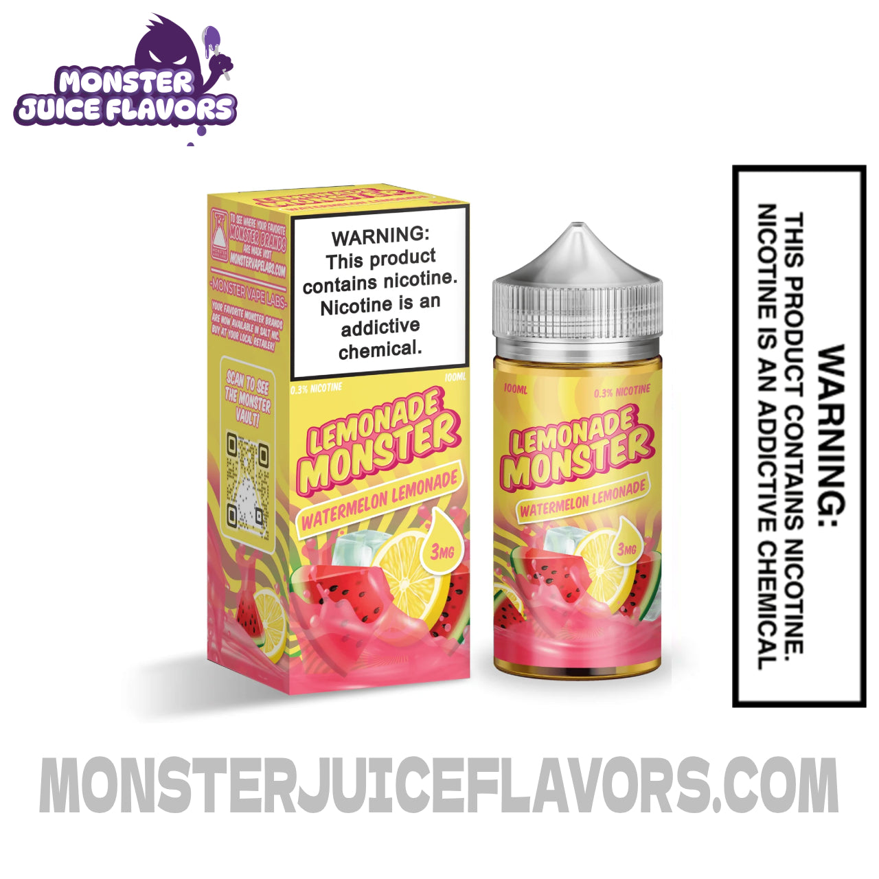Watermelon Lemonade – Lemonade Monster E Liquid TFN - 100ml