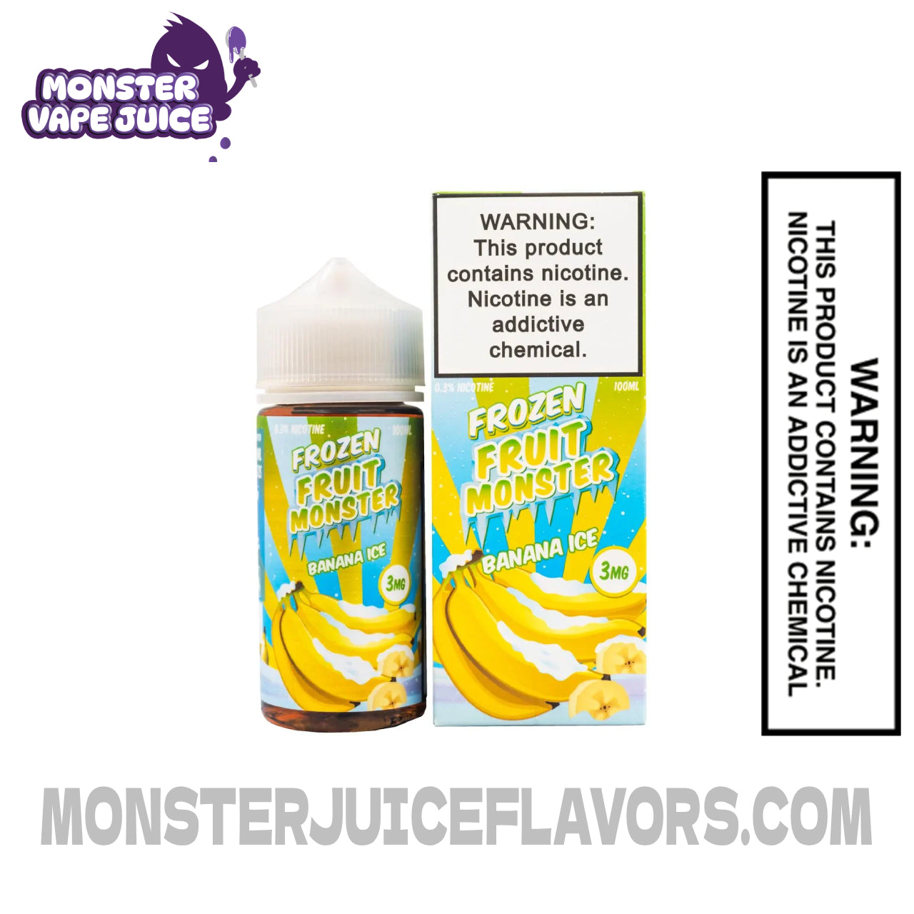 Banana Ice Frozen Fruit Monster E Liquid - 100ml