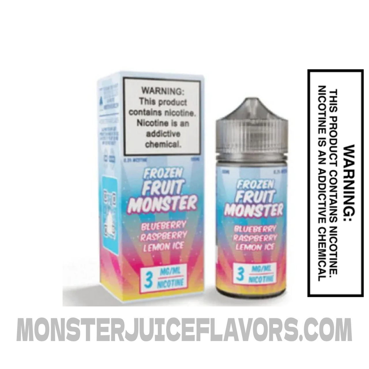 Blueberry Raspberry Lemon Ice Frozen Fruit Monster E Liquid - 100ml