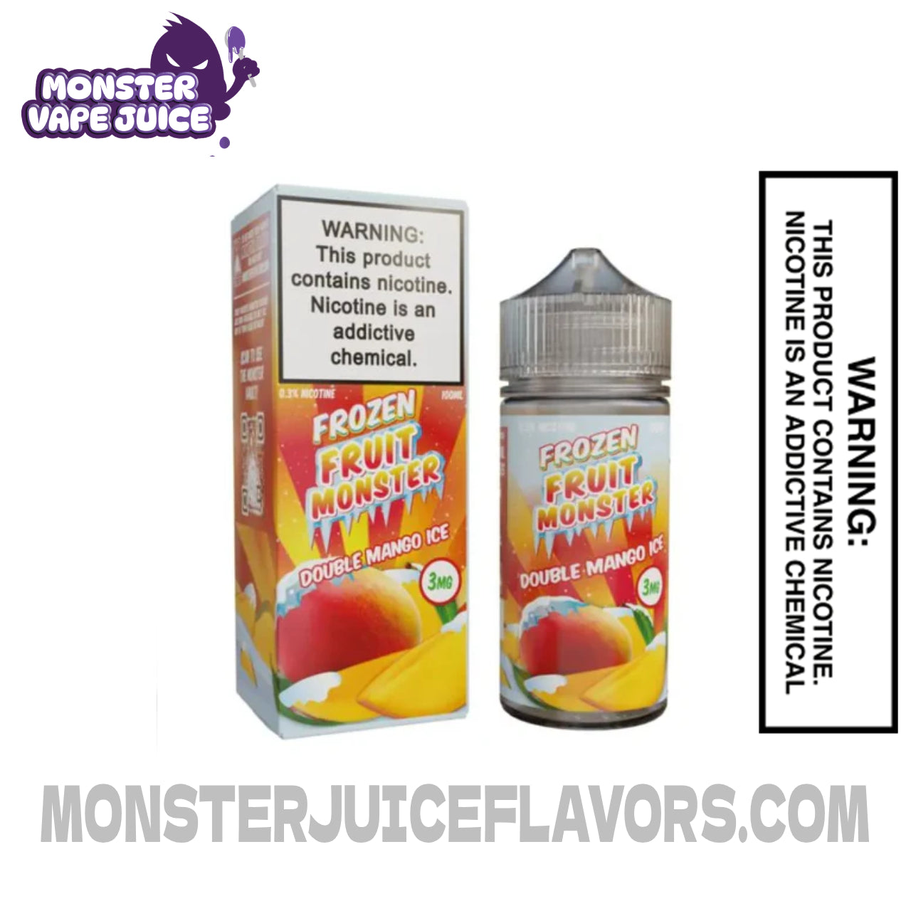 Double Mango Ice - (ICED) Frozen Fruit Monster E-Liquid 100ML