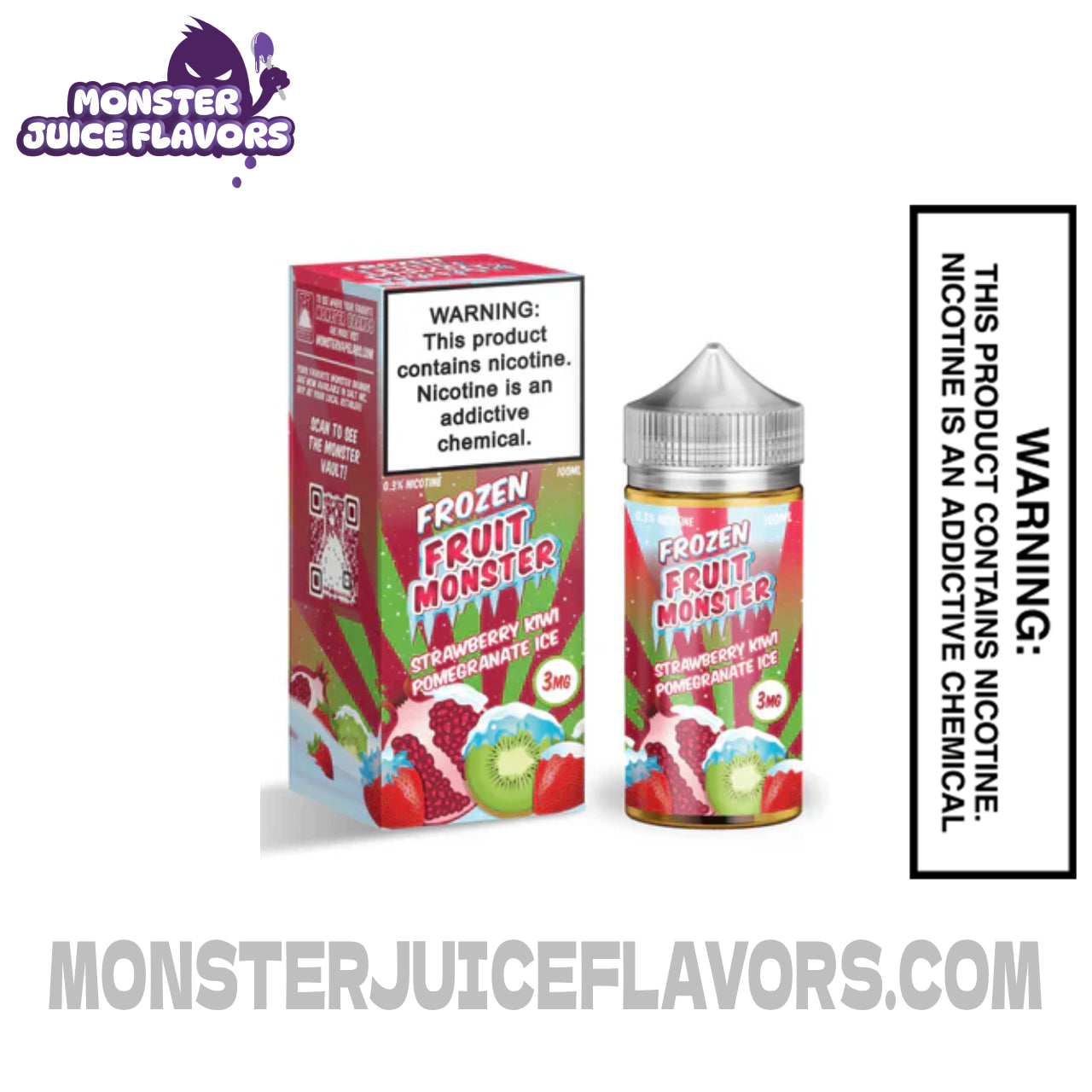 Strawberry Kiwi Pomegranate Fruit Monster Salt Nic TFN - 30ml