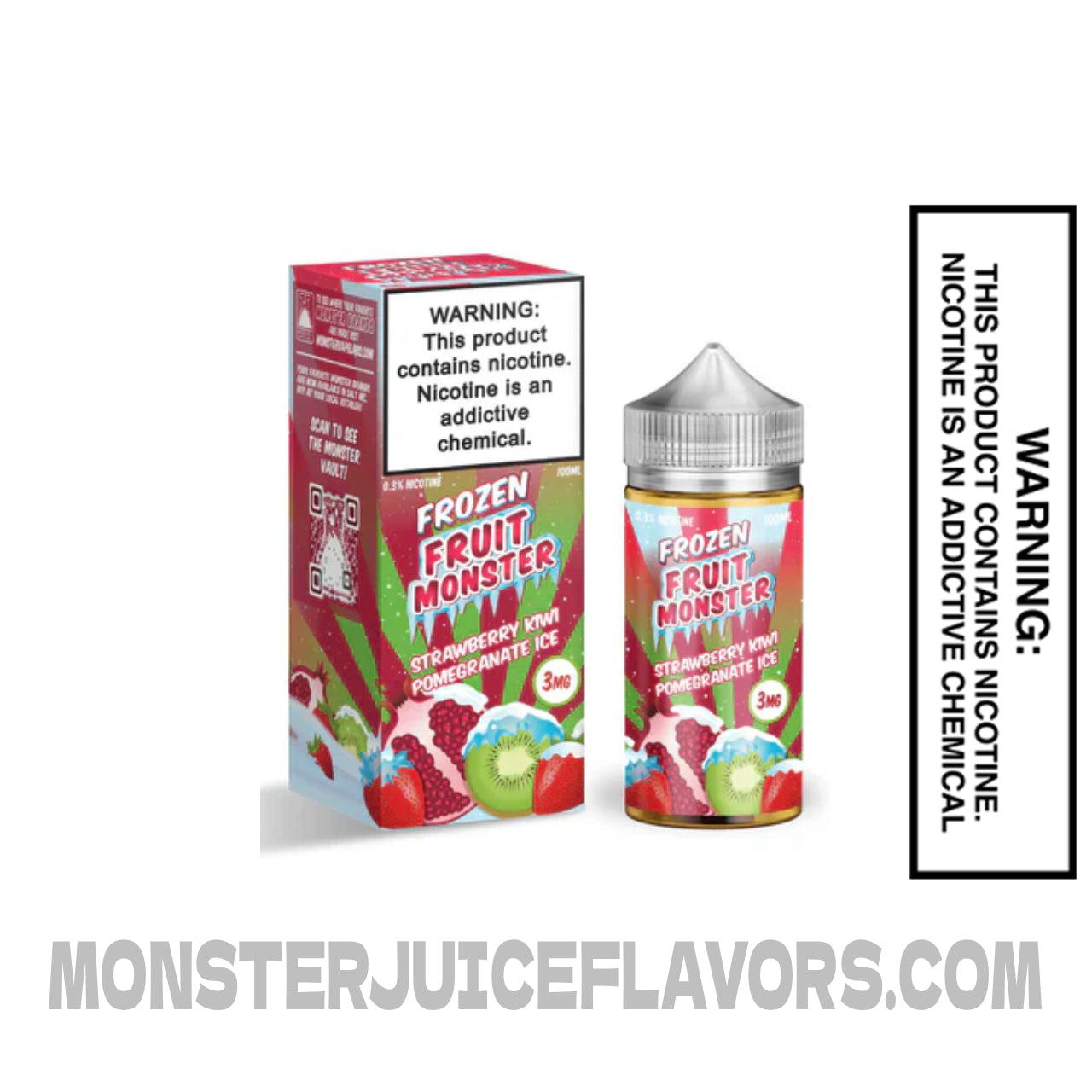 Strawberry Kiwi Pomegranate Fruit Monster Salt Nic TFN - 30ml