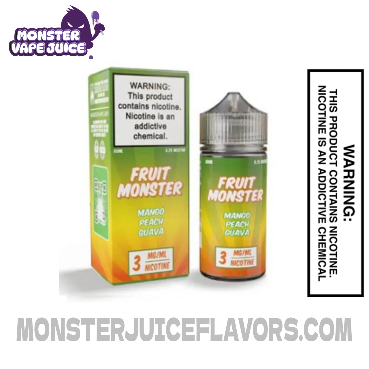Mango Peach Guava Fruit Monster E Liquid TFN - 100ml