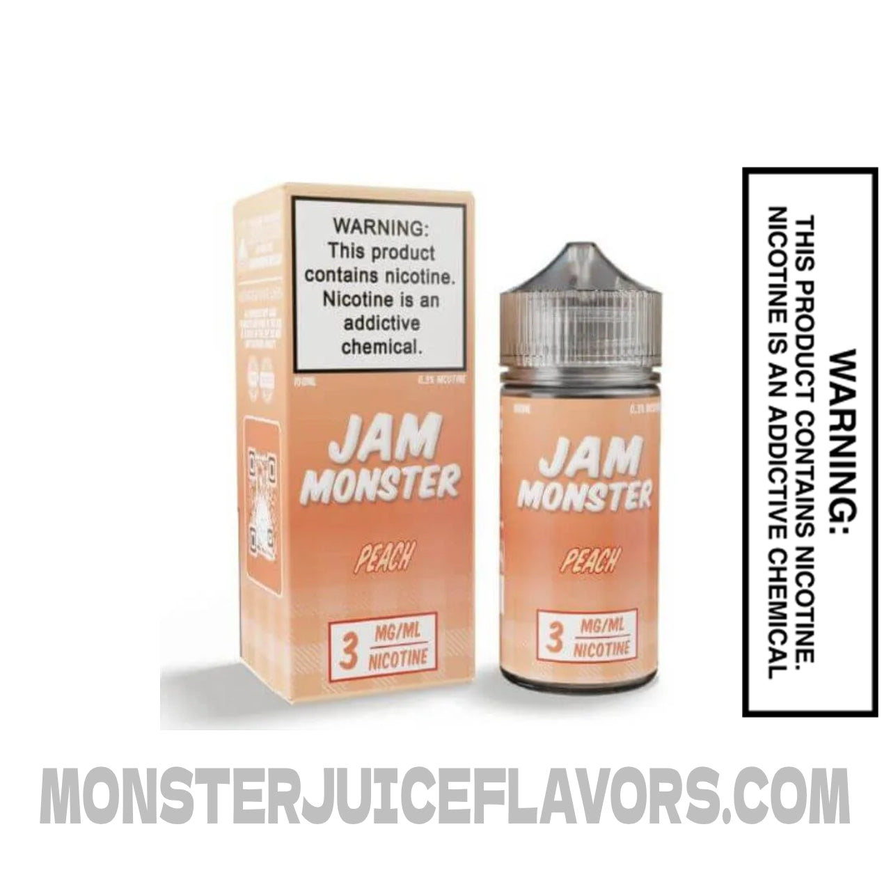 Peach Jam Monster E Liquid - 100ml