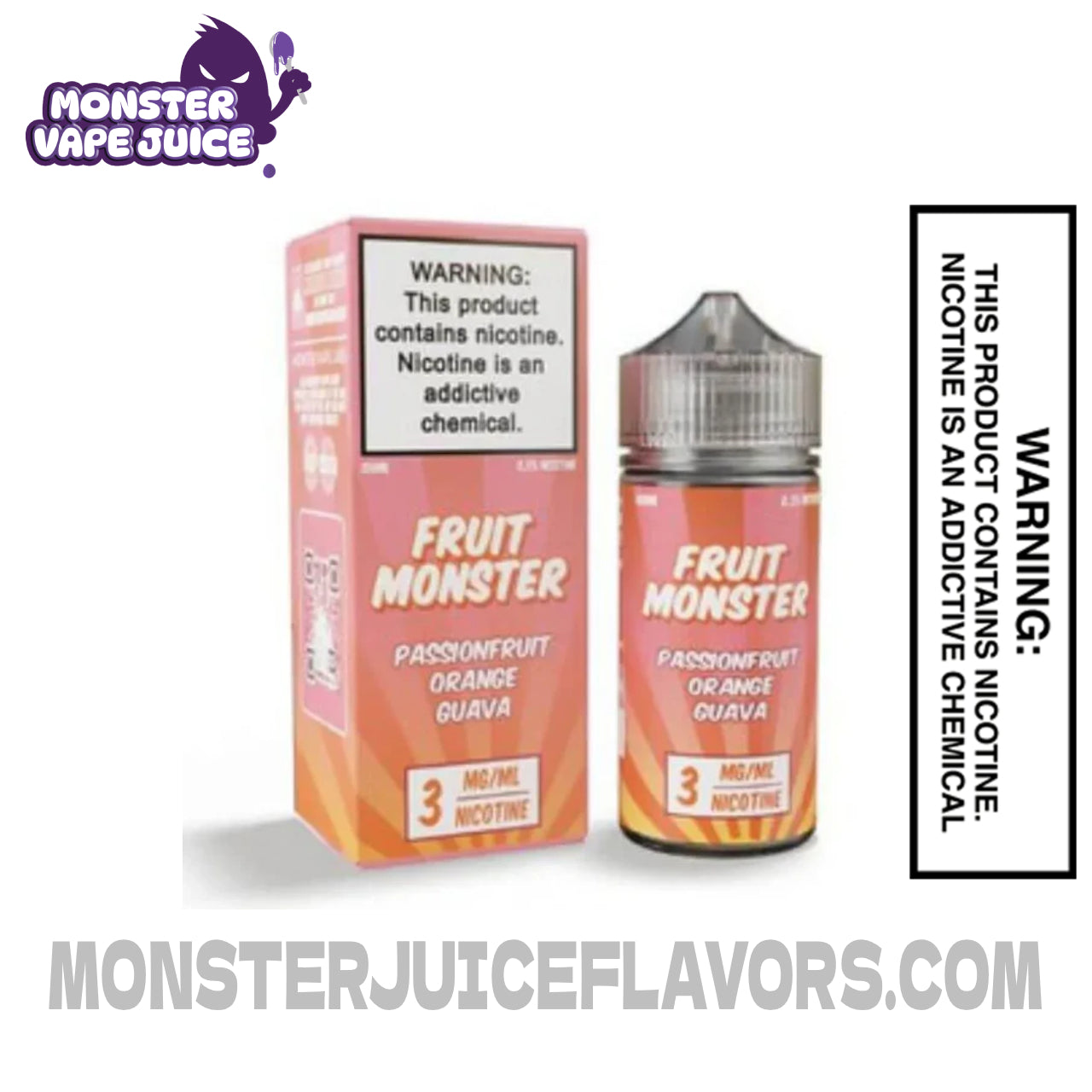 Passion Fruit Orange Guava - Fruit Monster T.F.N E-Liquid 100ML