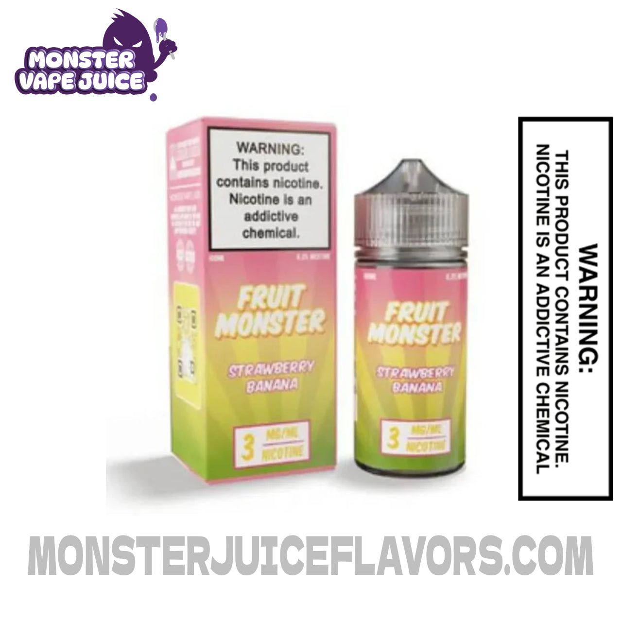 Strawberry Banana - Fruit Monster T.F.N E-Liquid 100ML