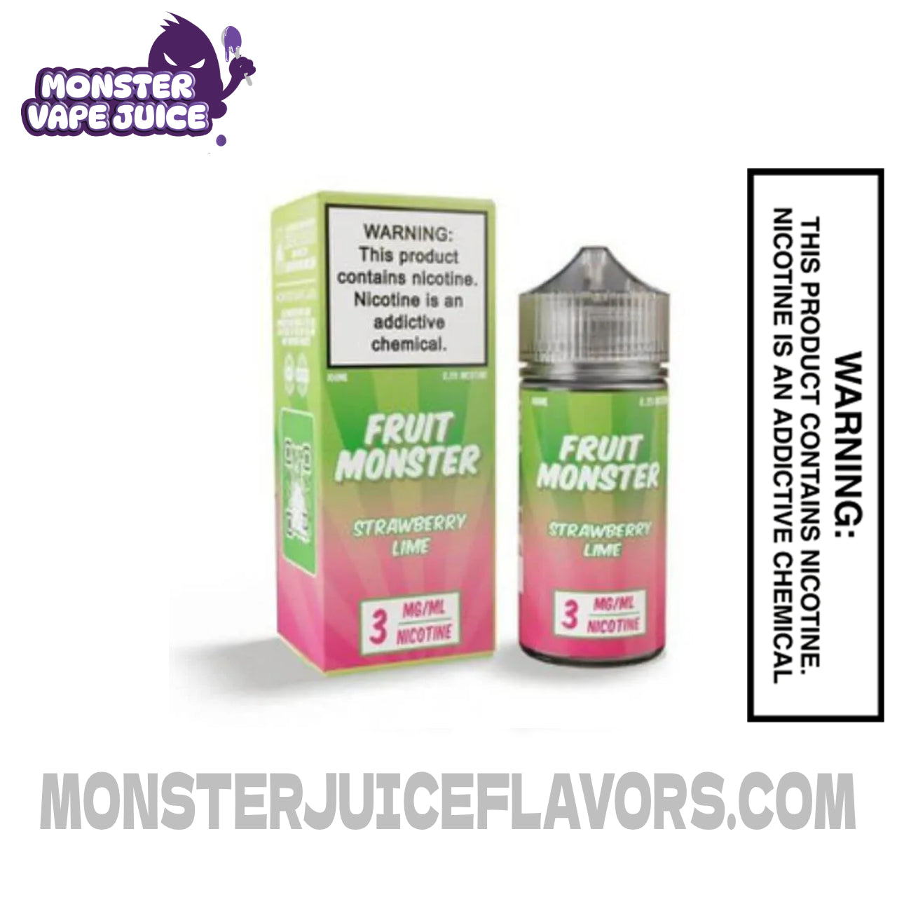 Strawberry Lime Fruit Monster E Liquid TFN - 100ml