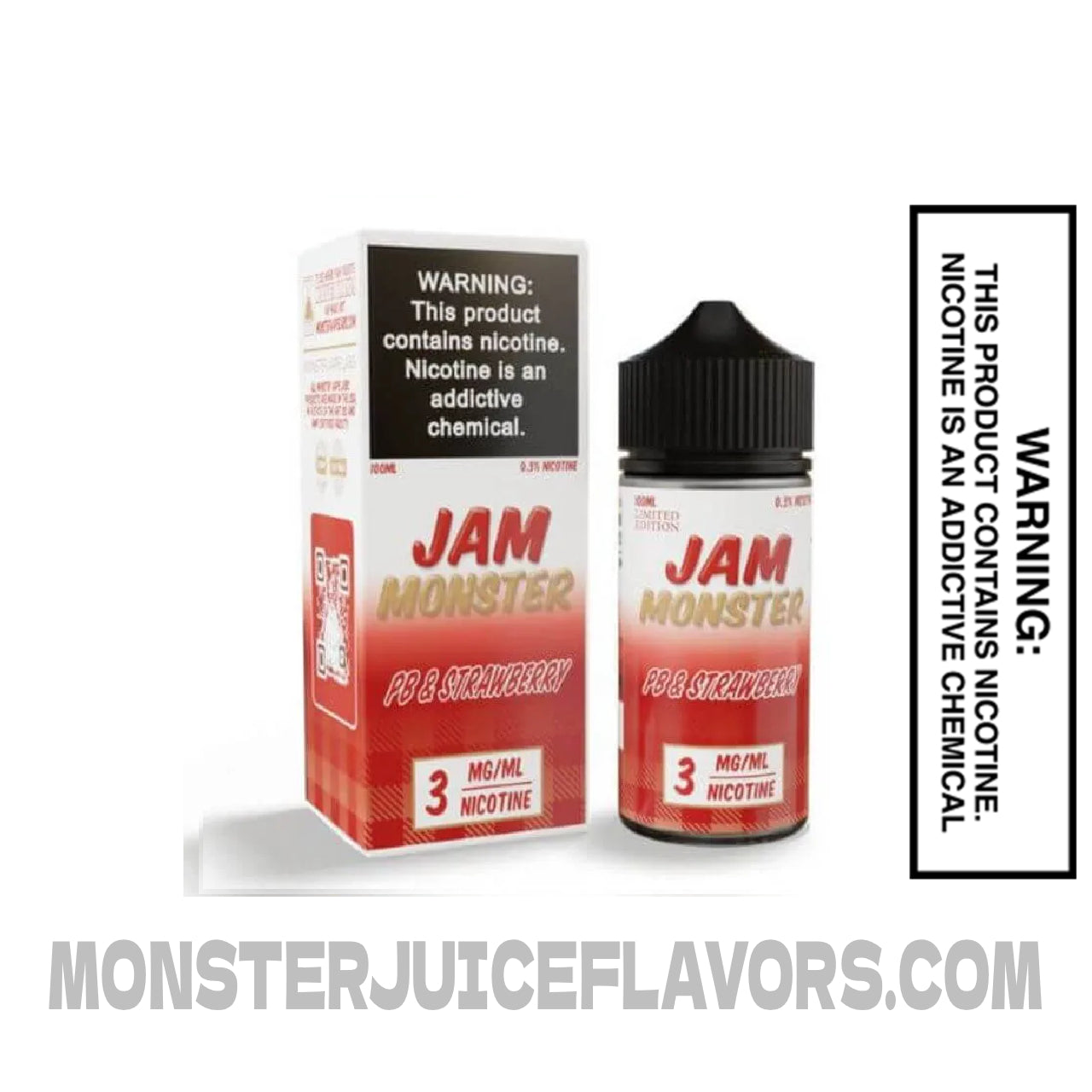 Strawberry PB Jam Monster E Liquid - 100ml