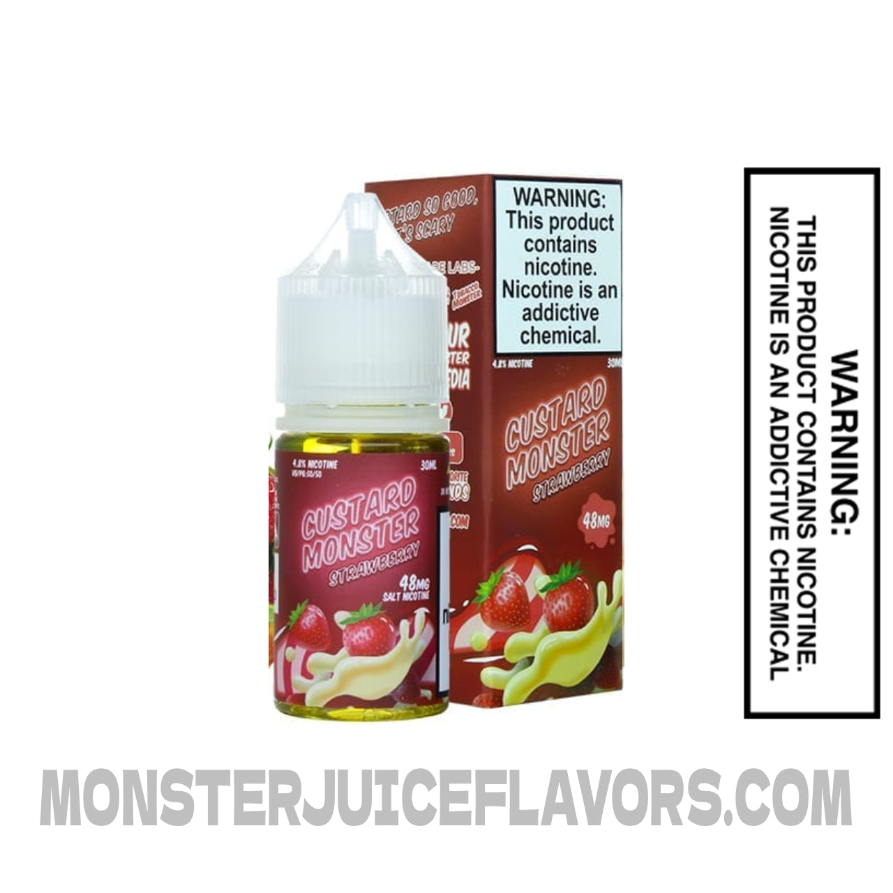 Strawberry Custard Monster Salt Nic - 30ml