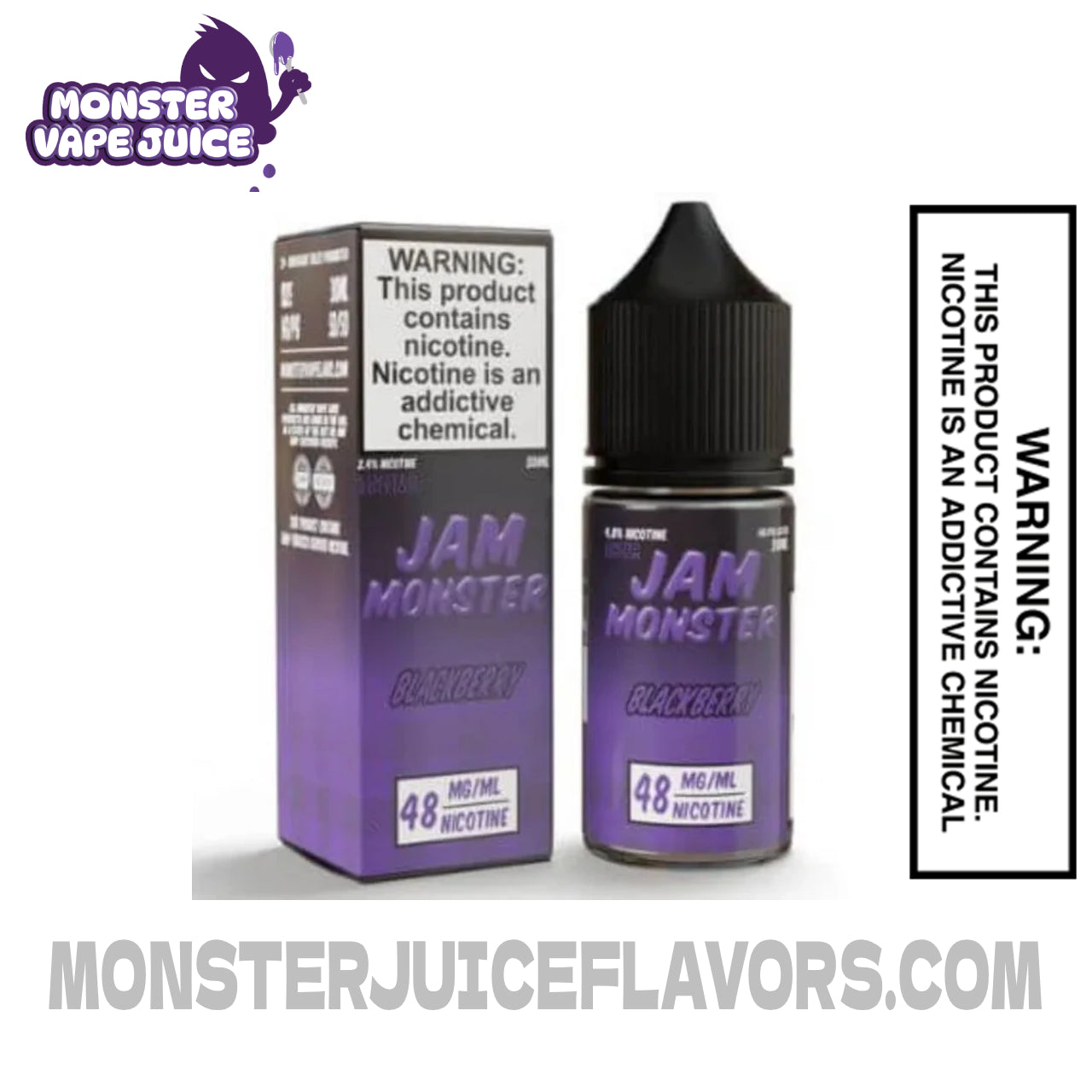 Blackberry Jam Monster Salt Nic - 30ml