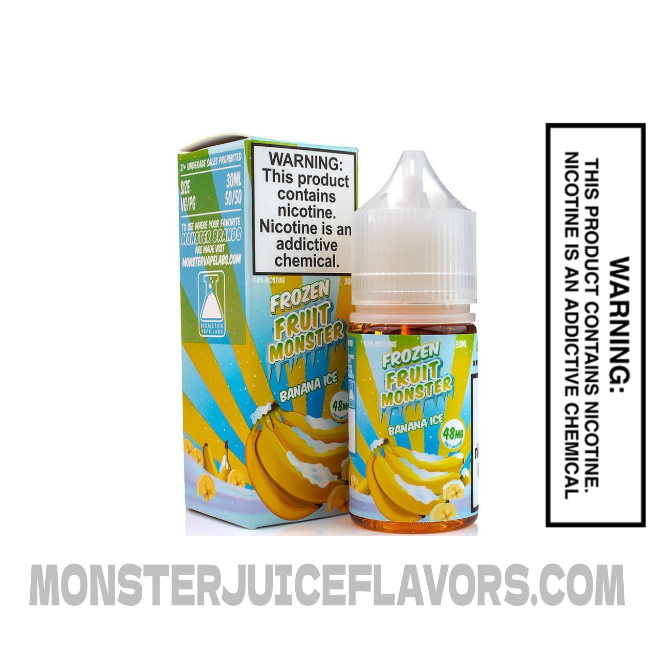 Banana Ice Frozen Fruit Monster Salt Nic