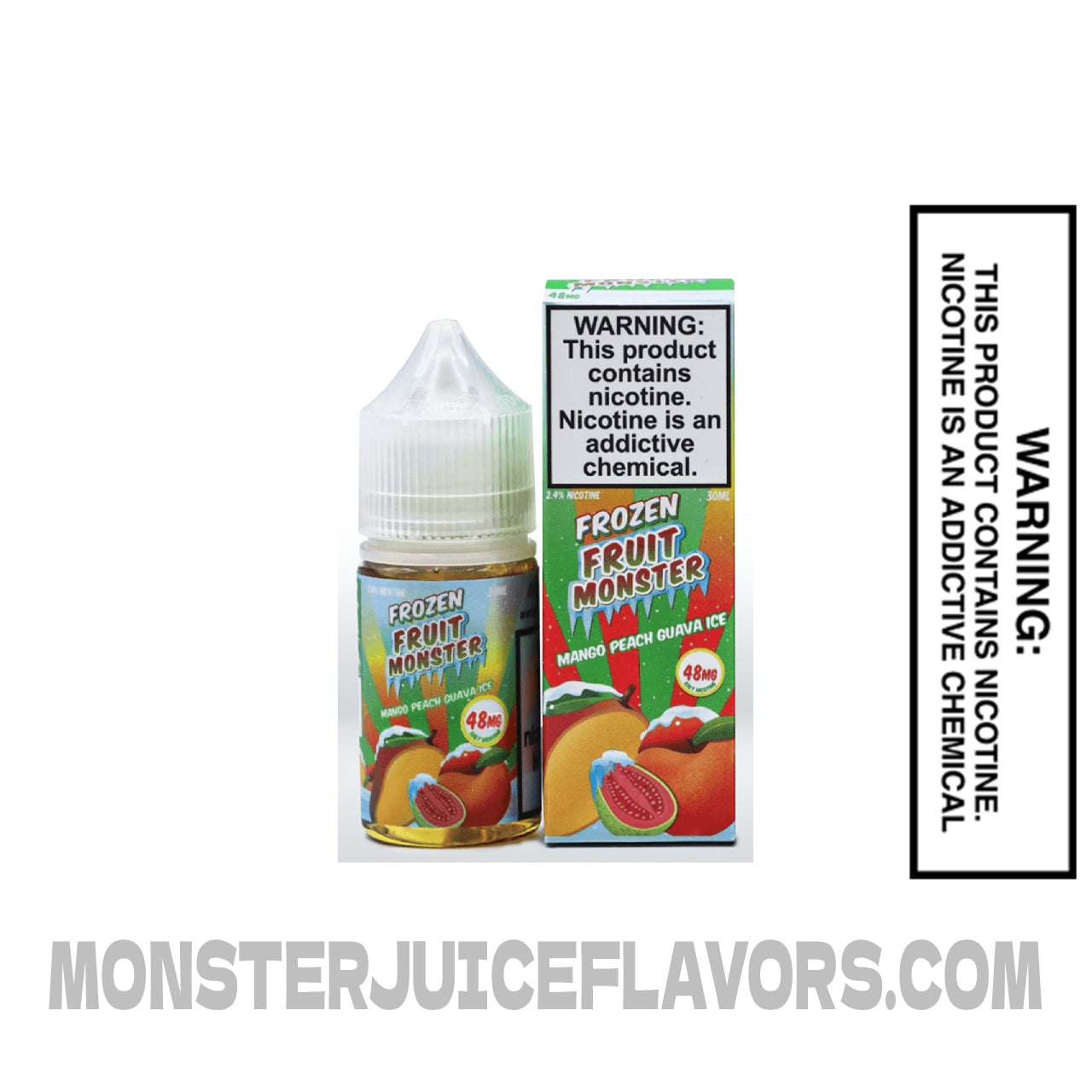 Mango Peach Guava Ice Frozen Fruit Monster Salt Nic