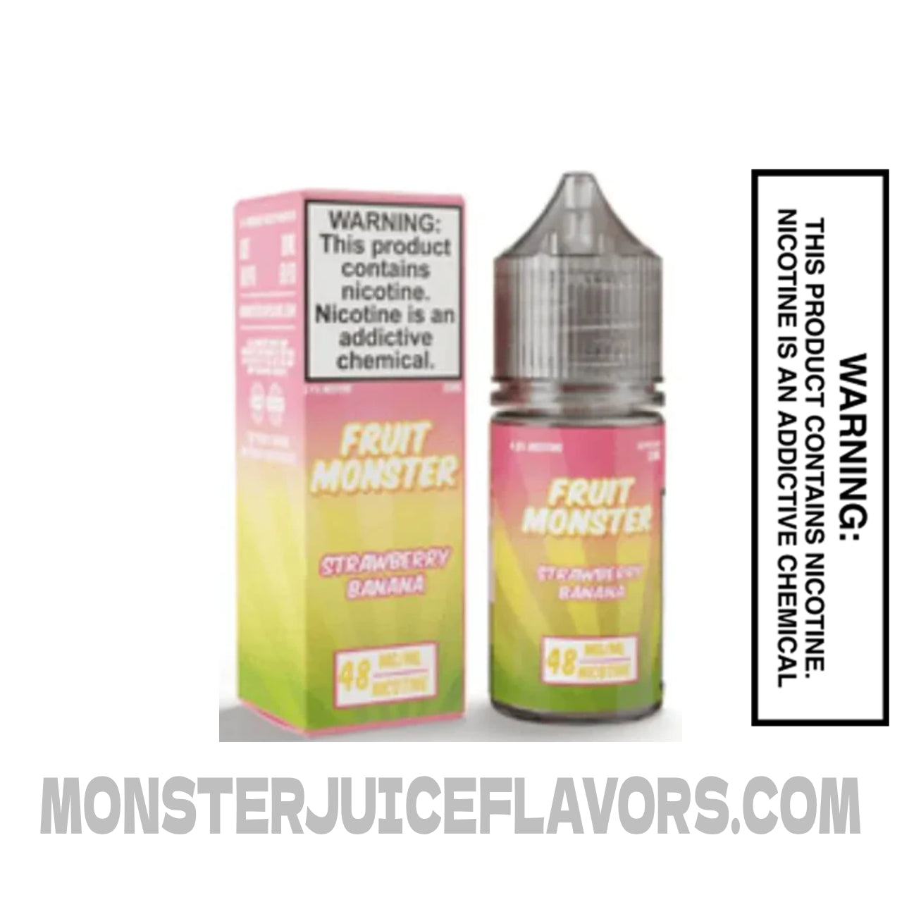 Strawberry Banana Ice Frozen Fruit Monster Salt Nic - 30ml