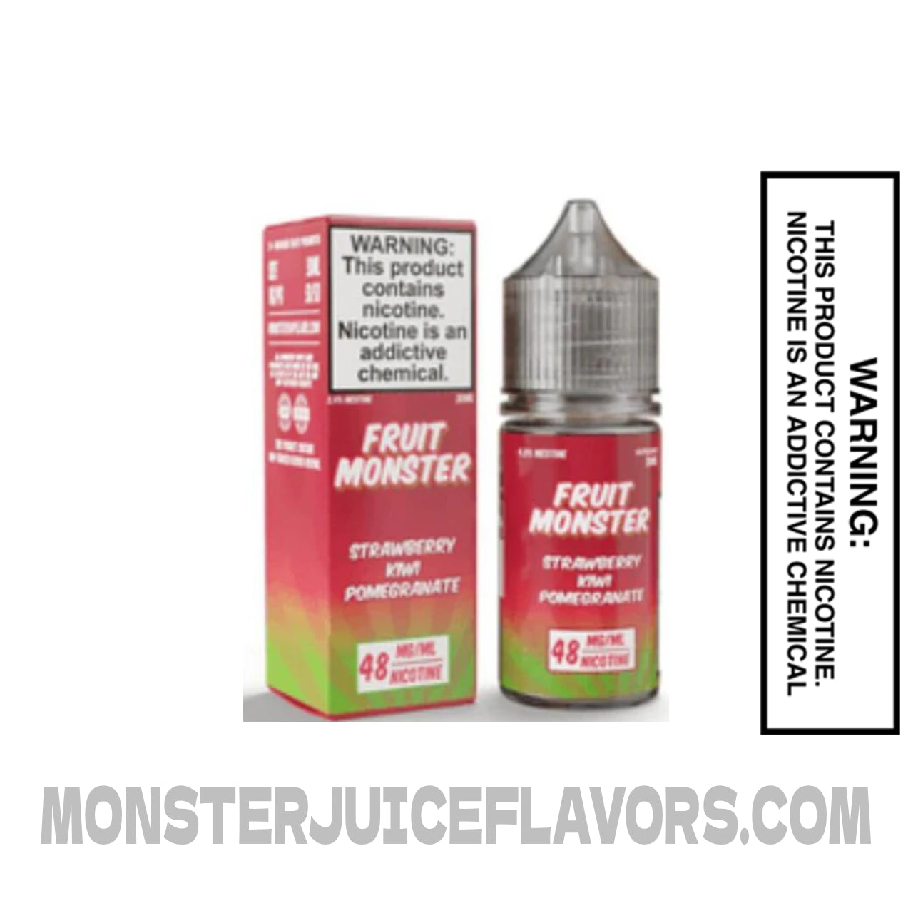  Strawberry Kiwi Pomegranate Ice Fruit Monster Salt Nic 