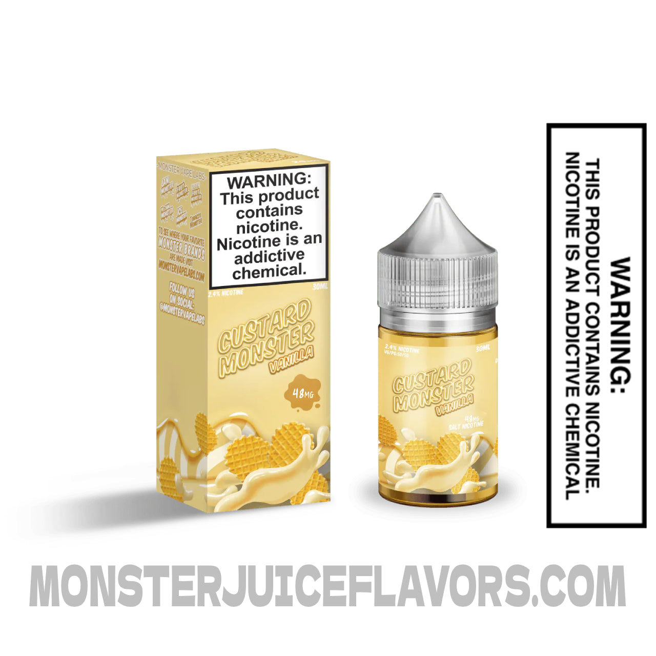 Vanilla Custard Monster Salt Nic - 30ml