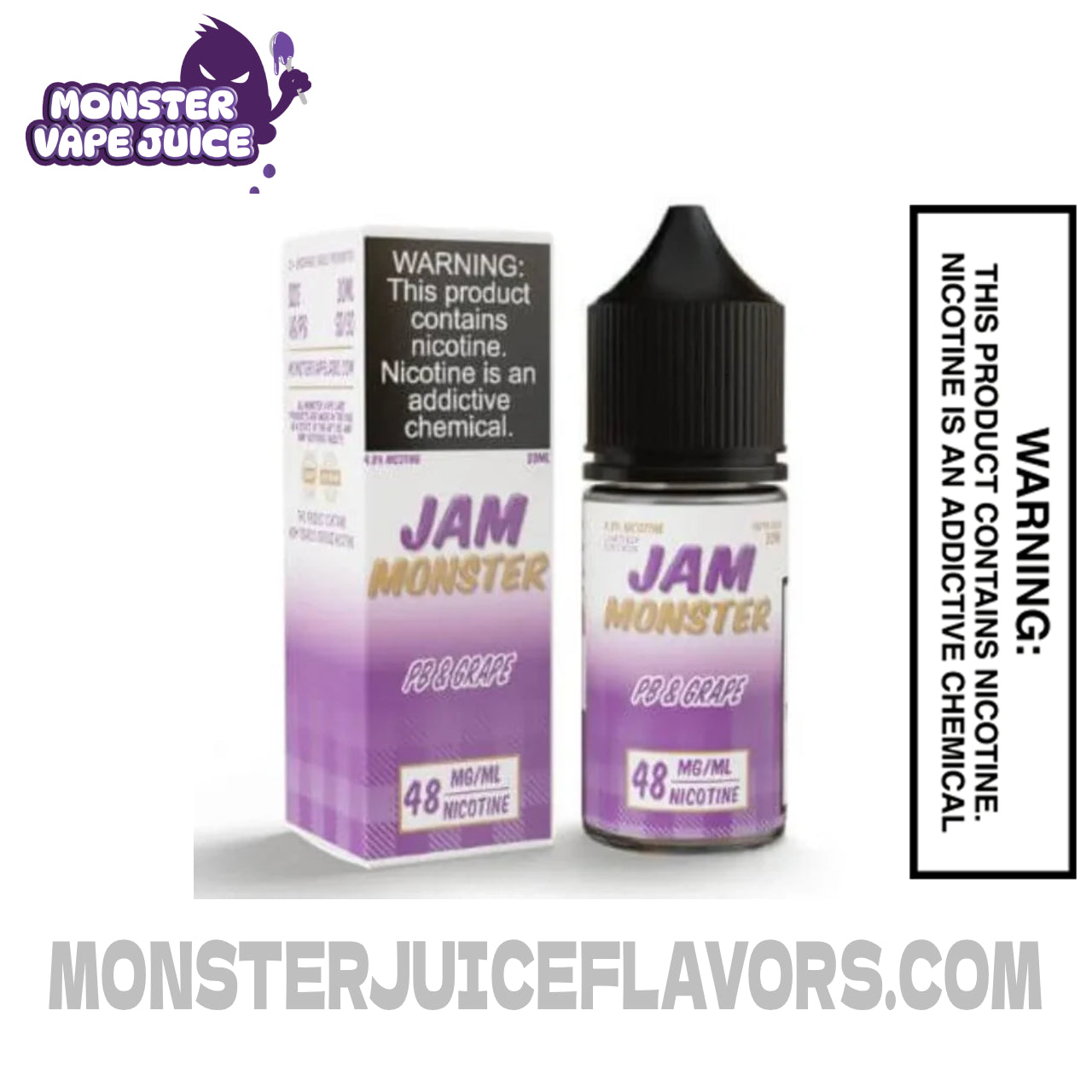 Grape PB Jam Monster Salt Nic - 30ml