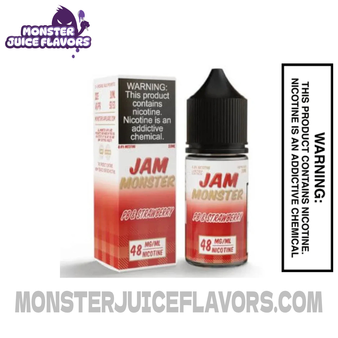 Strawberry PB Jam Monster Salt Nic - 30ml