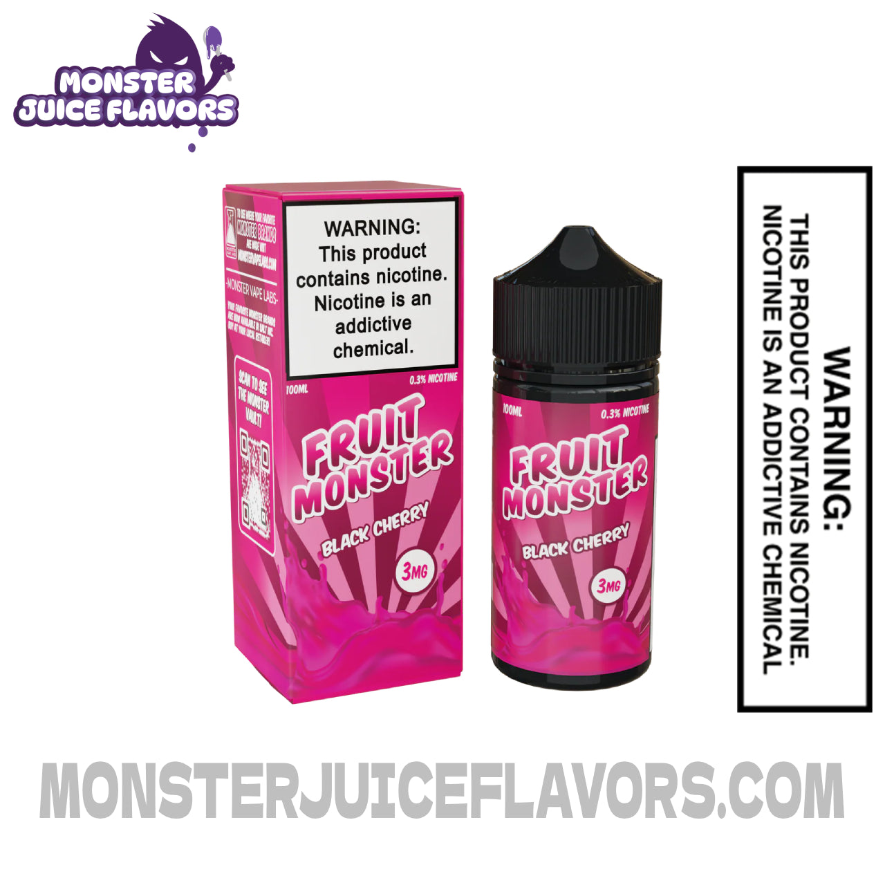 Black Cherry Fruit Monster E Liquid TFN - 100ml