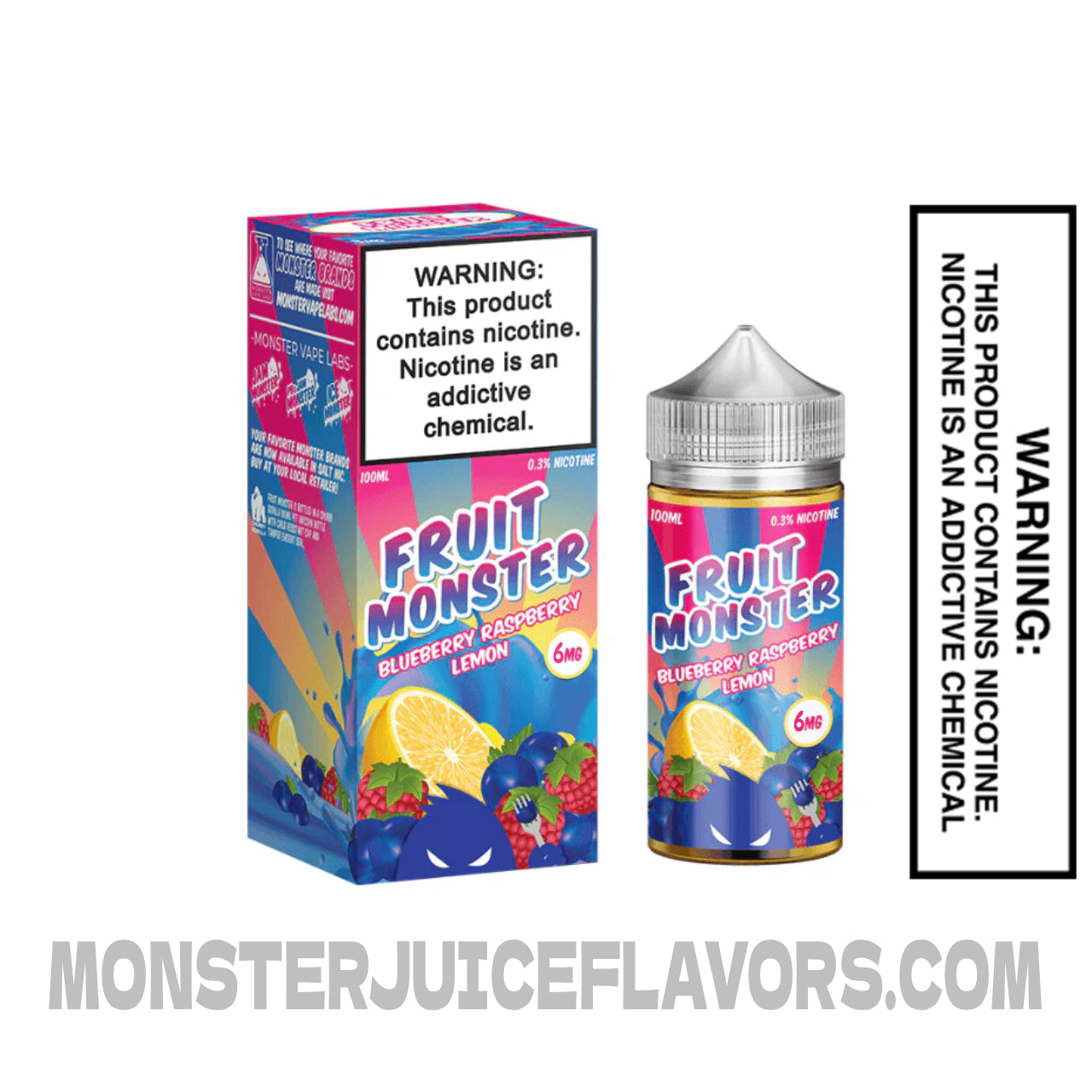 Blue Raspberry Lemon Fruit Monster E Liquid TFN - 100ml