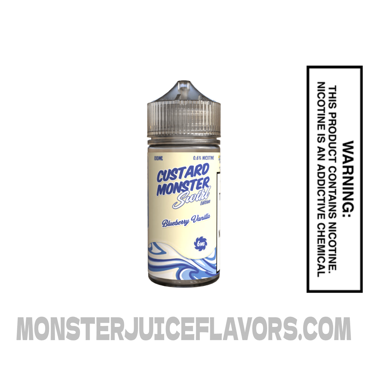 Blueberry Vanilla Custard Monster Swirl Edition E Liquid - 100ml