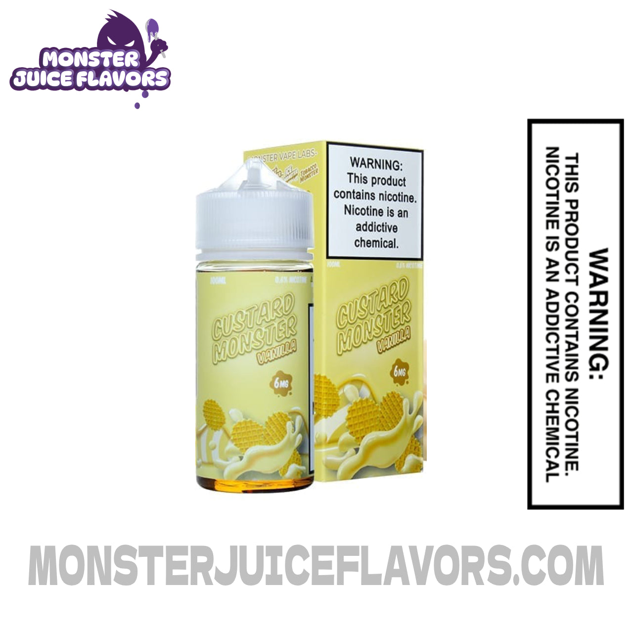 Vanilla Custard Monster E Liquid - 100ml