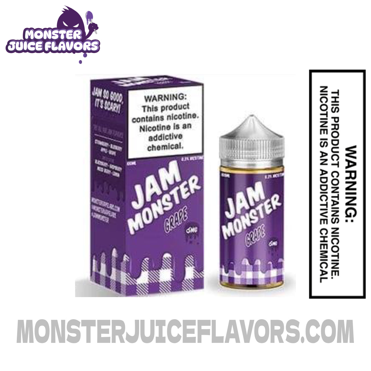 Grape Jam Monster E Liquid - 100ml