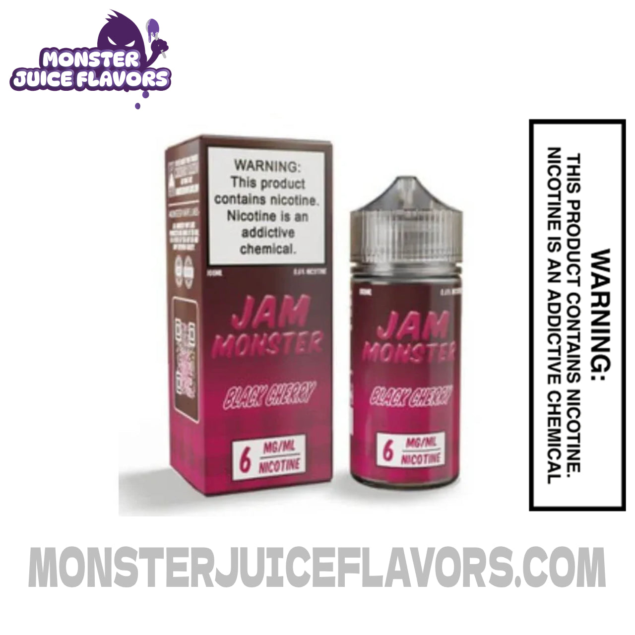 Black Cherry Jam Monster E Liquid - 100ml