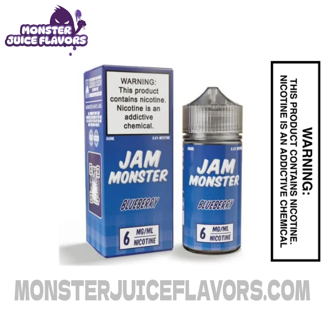 Blueberry Jam Monster E-Liquid 100ml Vape Device