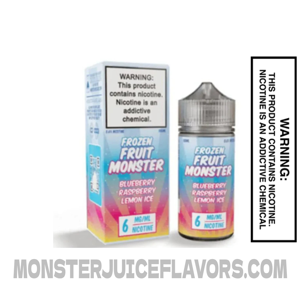 Blueberry Raspberry Lemon Ice Frozen Fruit Monster E Liquid - 100ml