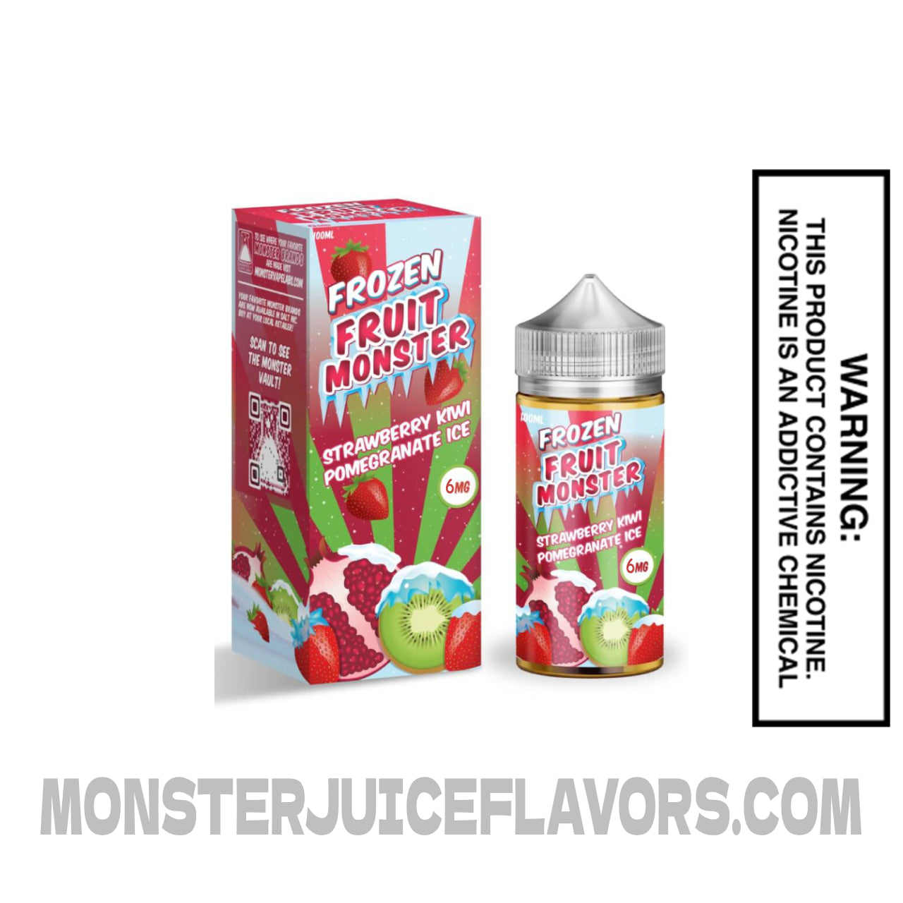 Strawberry Kiwi Pomegranate Fruit Monster Salt Nic TFN - 30ml