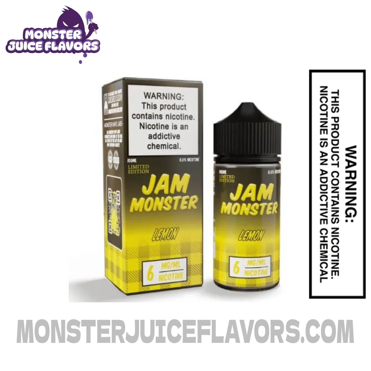 Lemon jam monster e liquid  100ml Vape Juice | Premium Citrus Blend