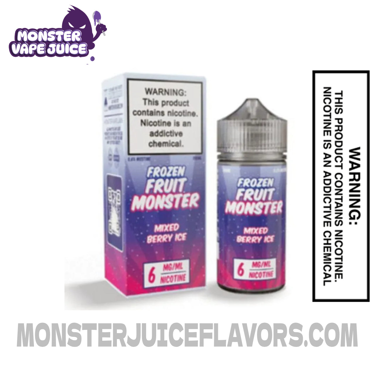 Mixed Berry Ice - (ICED) Frozen Fruit Monster E-Liquid 100ML